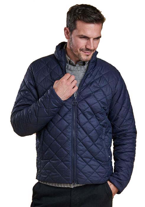 Barbour rowlock quilted cheap jacket navy